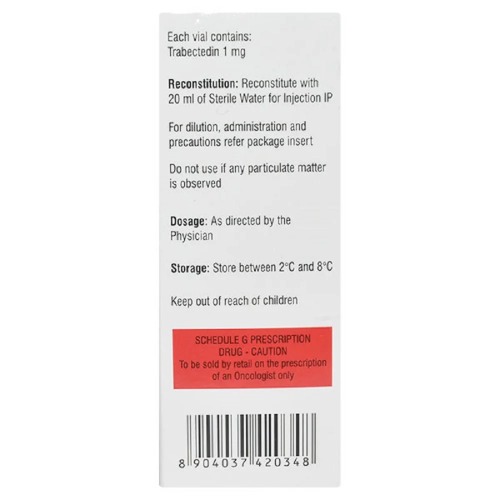 Trabec 1 Mg Solution For Infusion - Physical Form: Powder