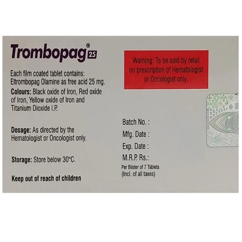 Trombopag 25 mg Tablet