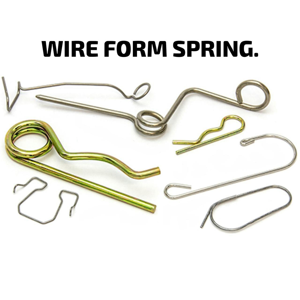 Wire Form Spring - Color: Silver