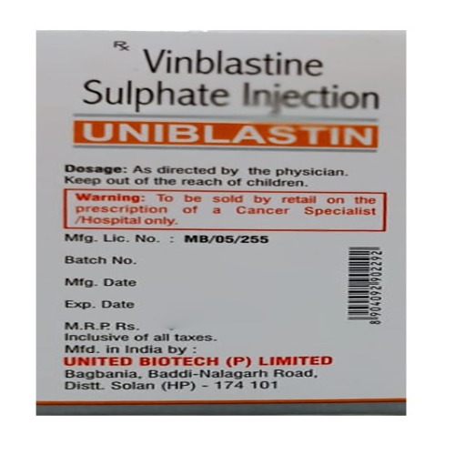 Uniblastin 10 mg Injection