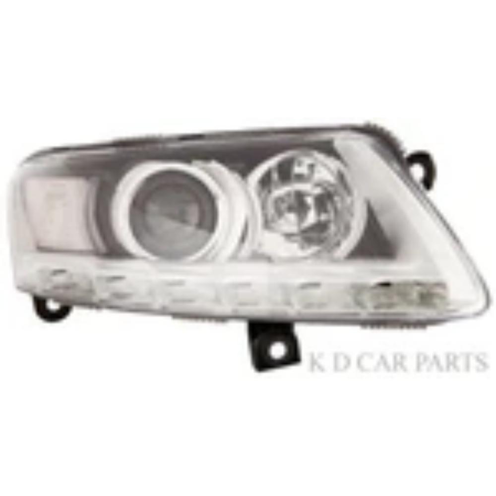 Headlight Assembly For Audi A6 (2009-10) (HID+LED)