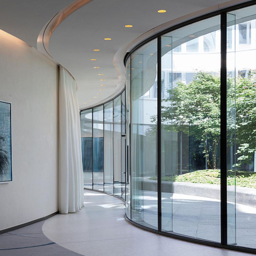 Bend Glass Railing