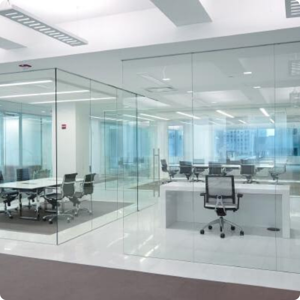 Frameless Glass Partition - Density: 2.5 Gram Per Cubic Centimeter(g/cm3)