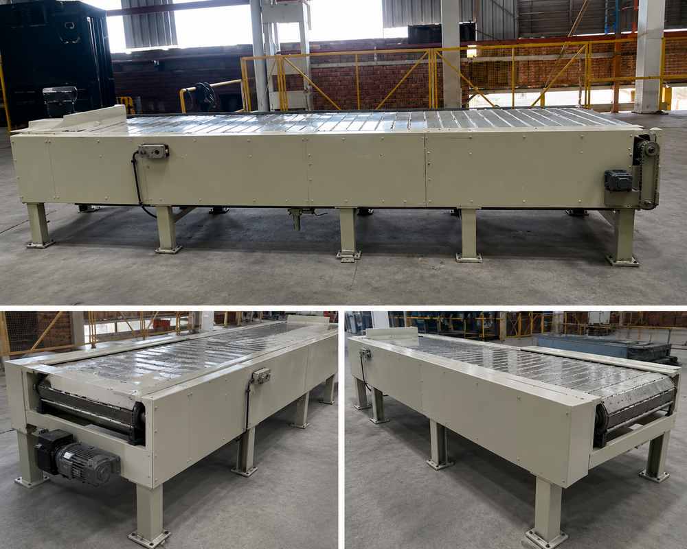 Slat Conveyor - Color: Blue / Grey