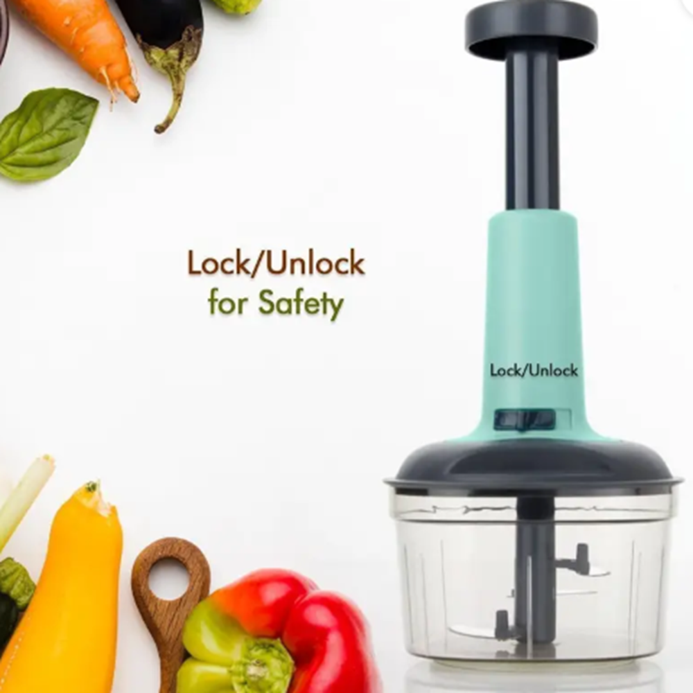 Push Chopper - Capacity: 650 Milliliter (ml)