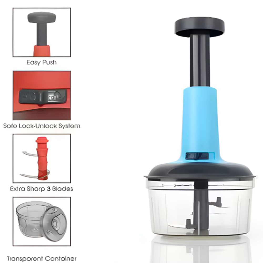 Push Chopper - Capacity: 650 Milliliter (Ml)