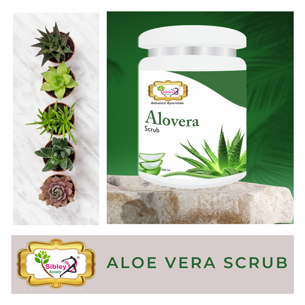 Aloe vera scrub