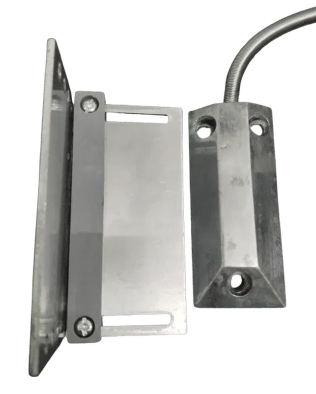 Roller Shutter With L Bracket Recessed Magnetic Reed Switch - Color: Grey