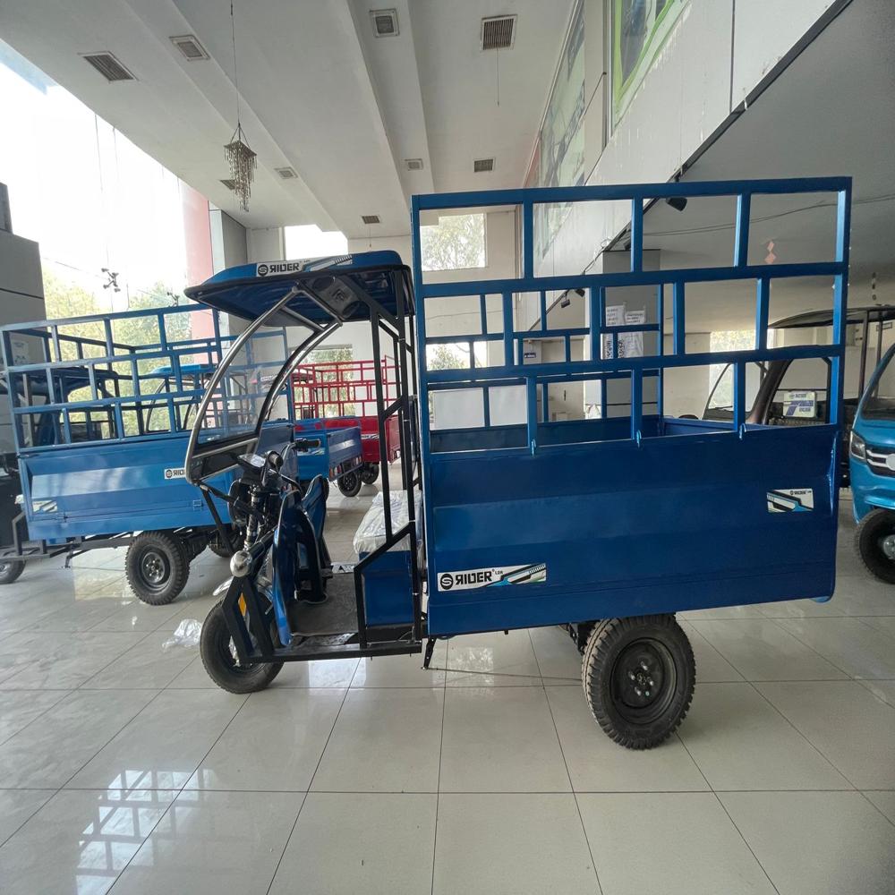 Battery E Rickshaw Loader - Lithium Ion Batteries, 4 Hour Charging Time, 750 Watt Motor, 1000 Kg Capacity | Efficient Short-distance Transport