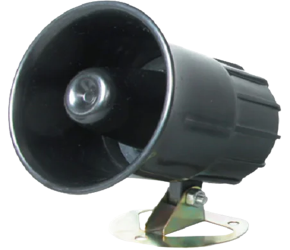 Electronic Sirens Or Electric Hooter 12vdc - Alarm Light Color: Black