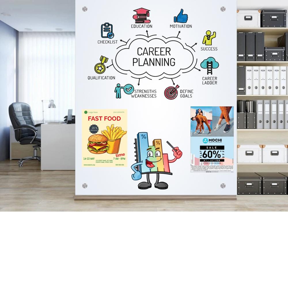 Magnetic Glass Marker Board - Advantage: Smooth Writing