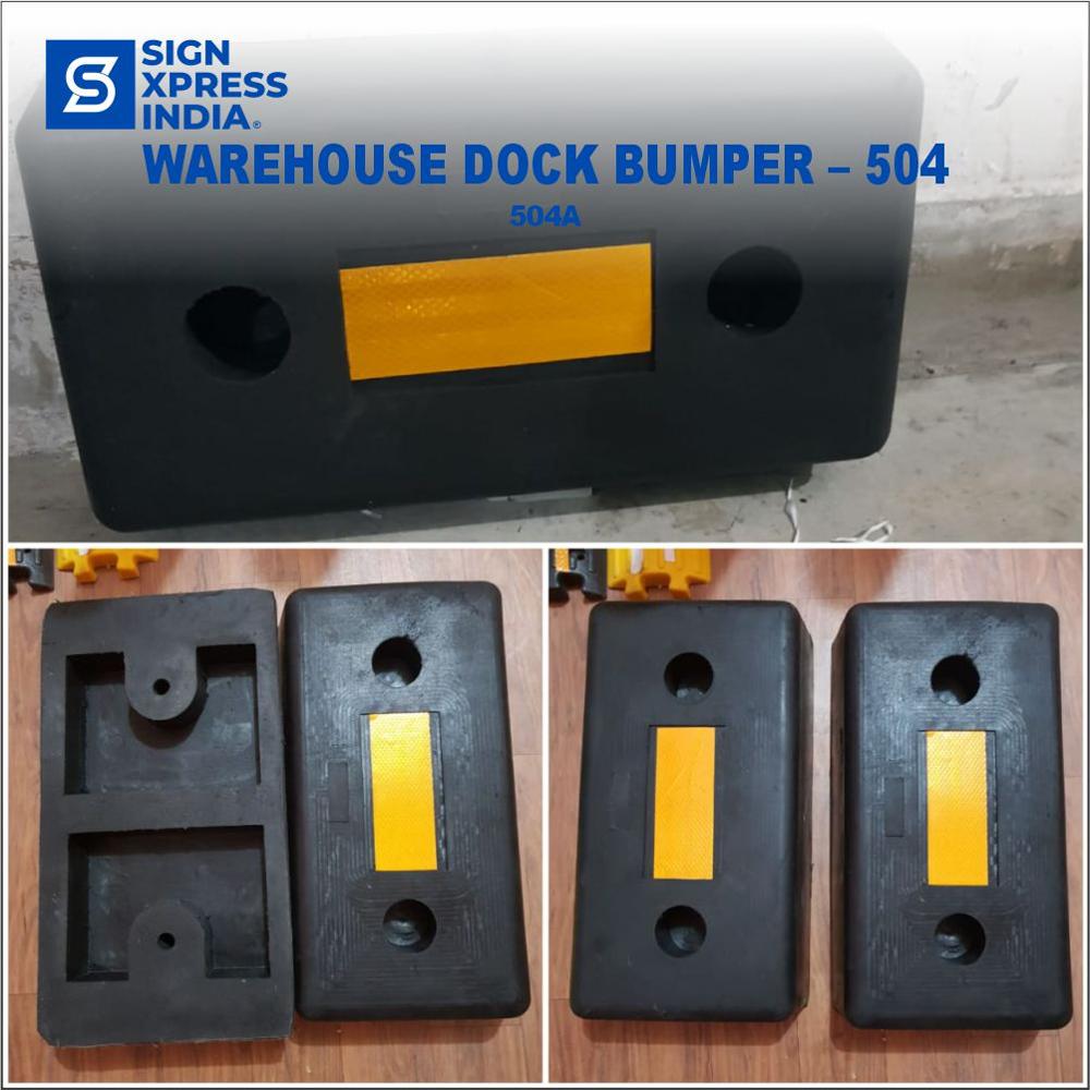 Rubber Dock Bumper - 504a - Color: Black