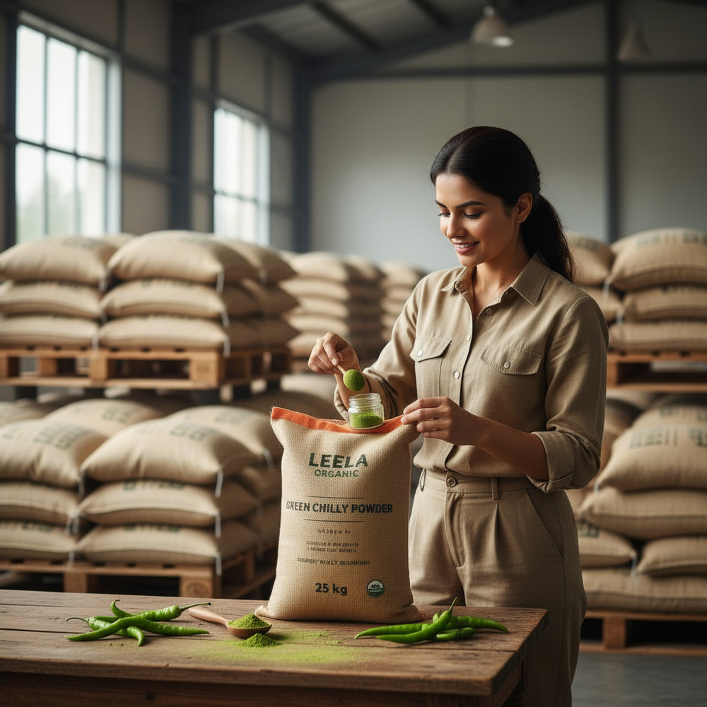 Green Chilly Powder - Grade: A