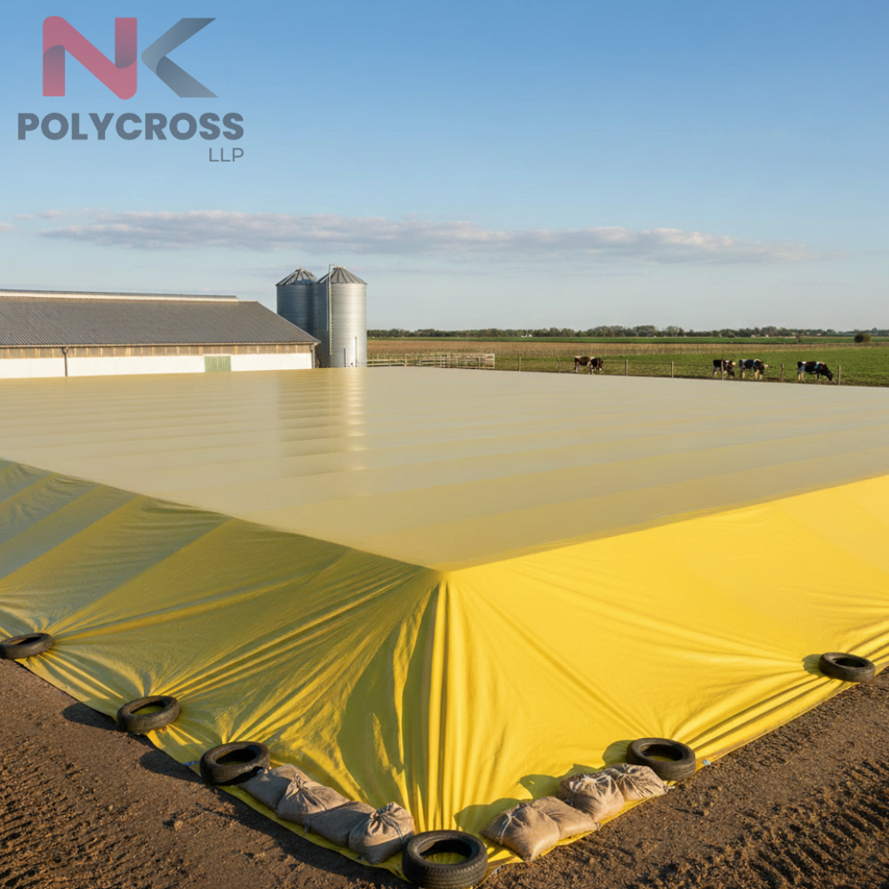 Silage Sheet - Color: Blue/yellow