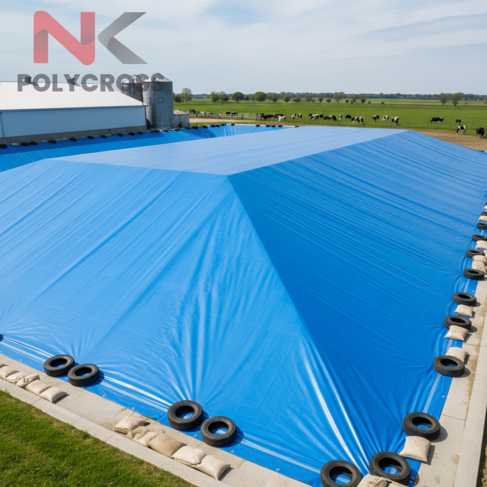 Silage Sheet - Color: Blue/yellow