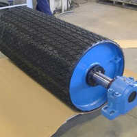 Rubber Lagging Pulley - Color: Black
