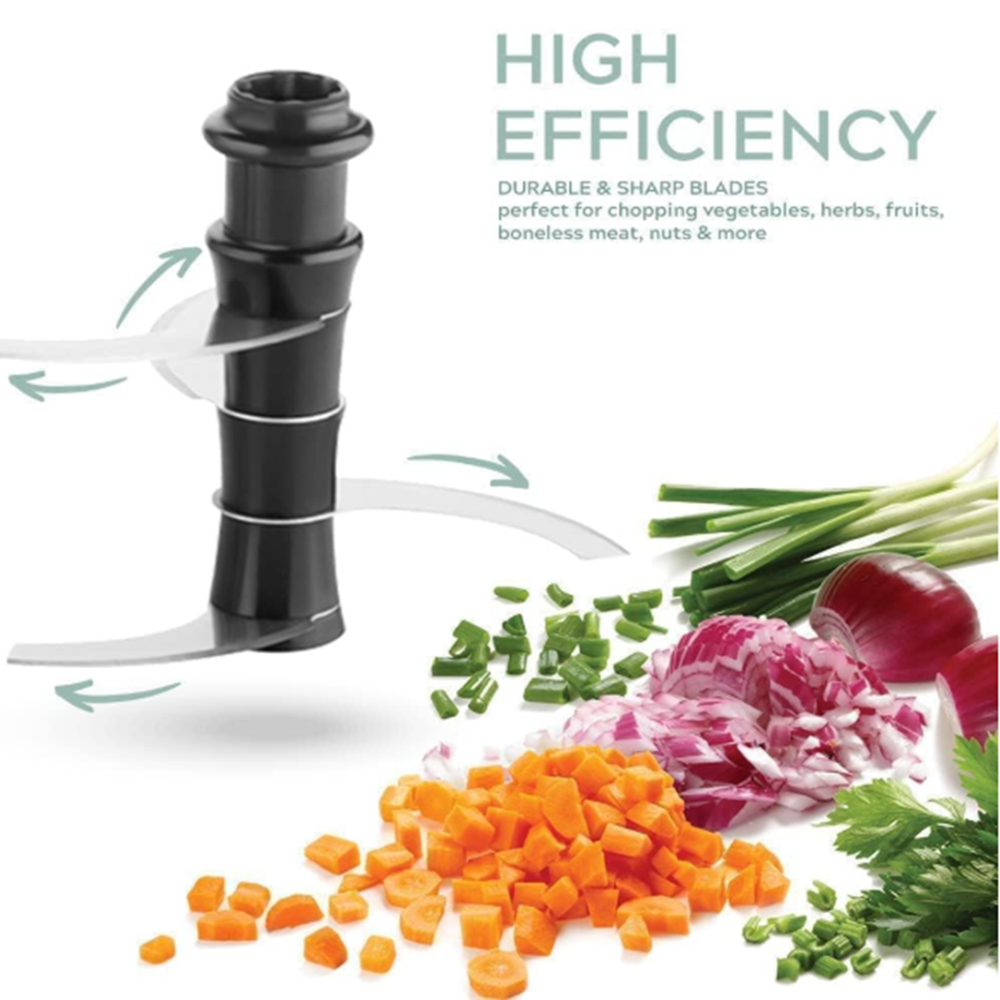 Push Chopper - Capacity: 1100 Milliliter (Ml)