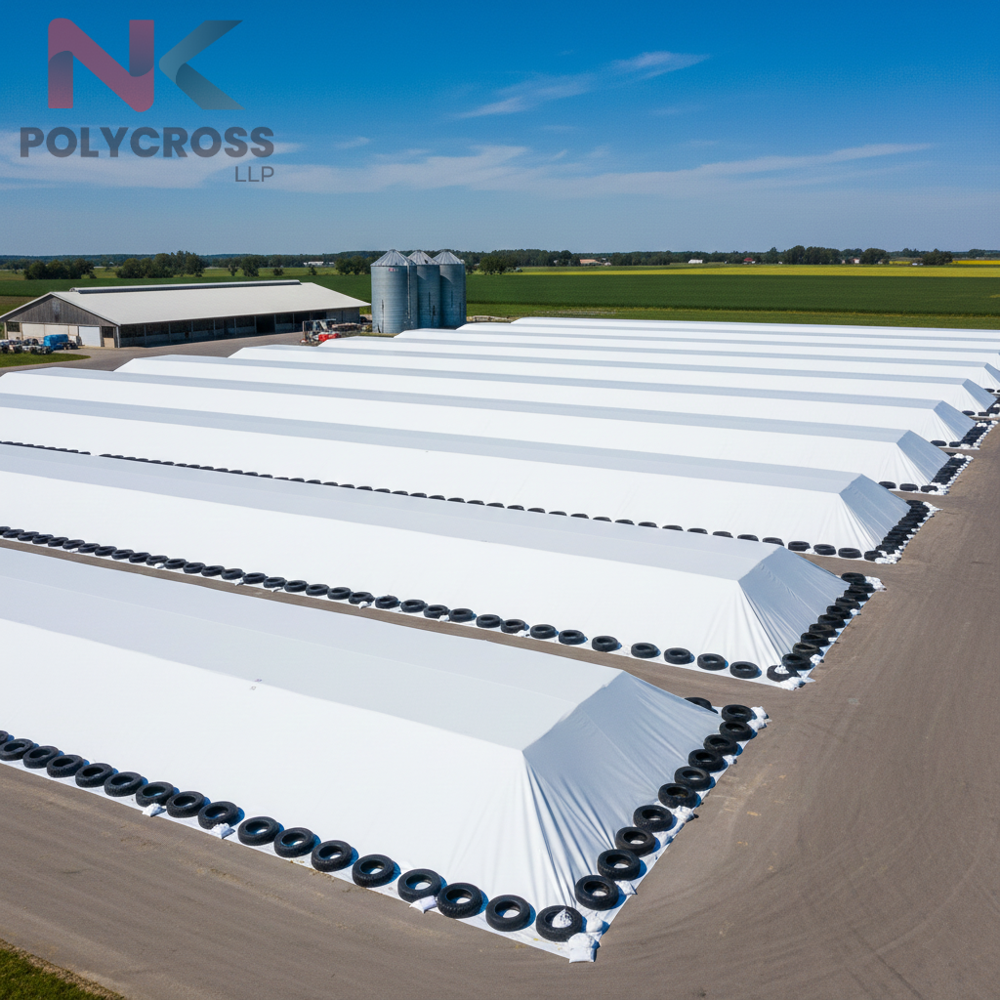 Silage Cover - Color: Blue/yellow