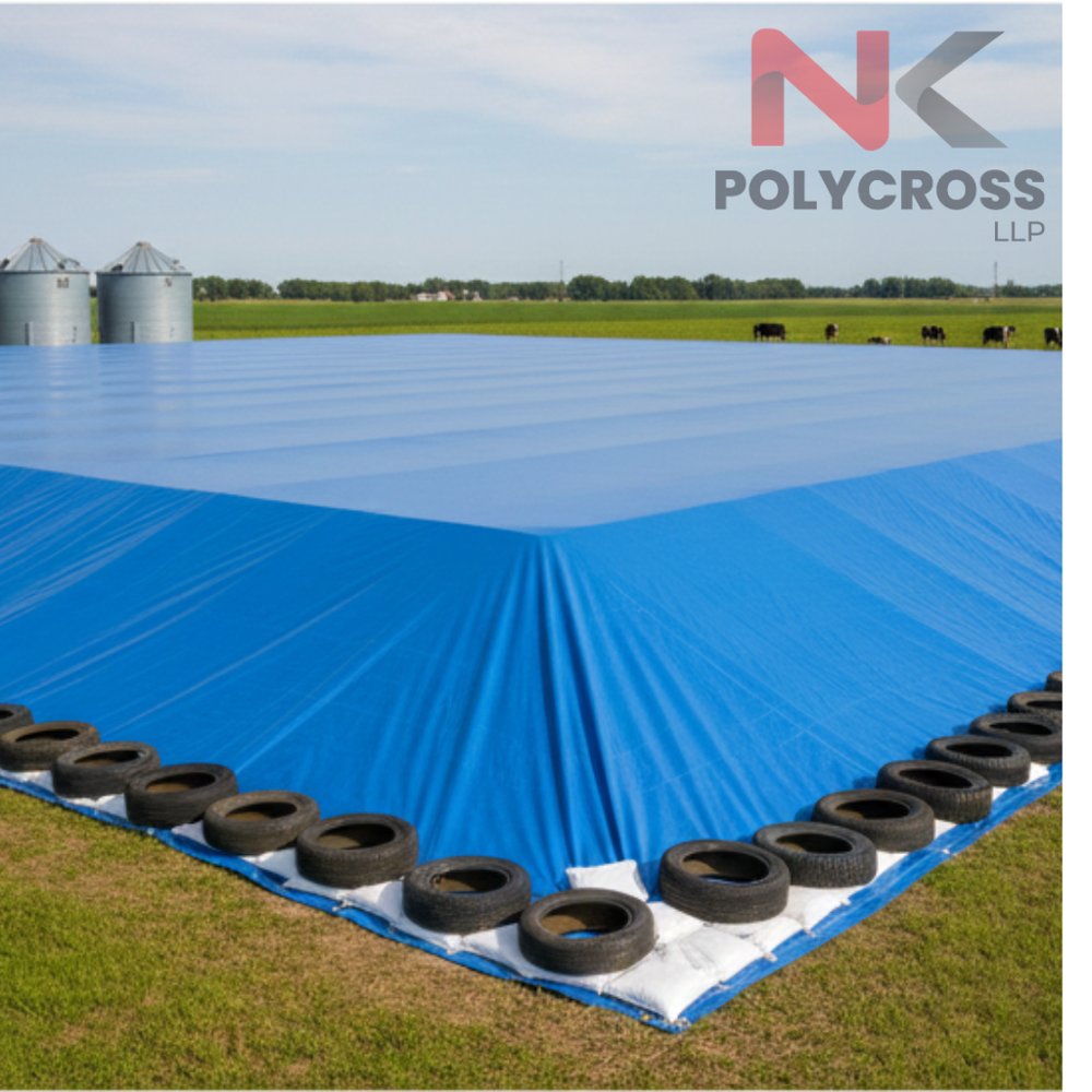Silage Cover - Color: Blue/yellow