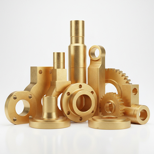 Brass Forged Component - Color: Golden