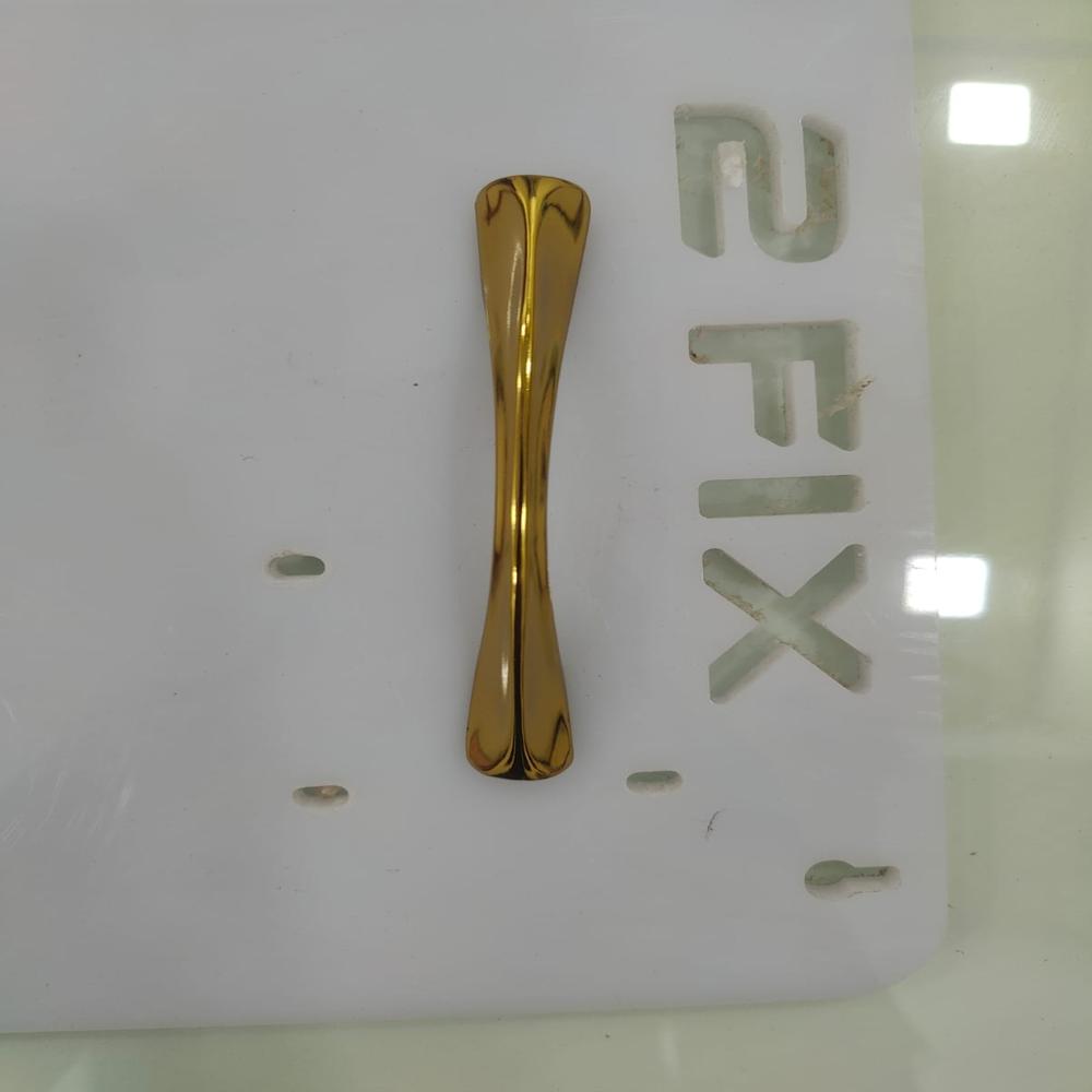 Fancy Diamond Handle 4 Inch Gold 
