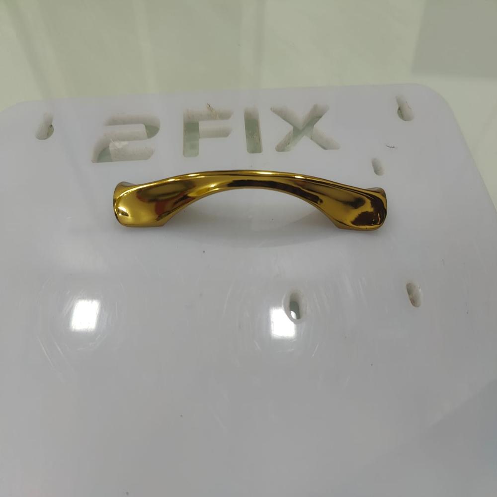 Fancy Diamond Handle 4 Inch Gold 