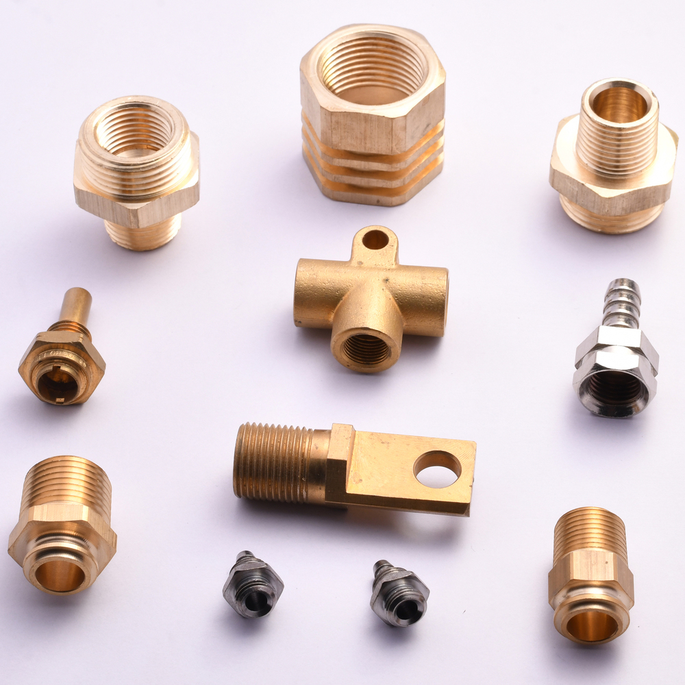 Brass Fittings - Color: Golden