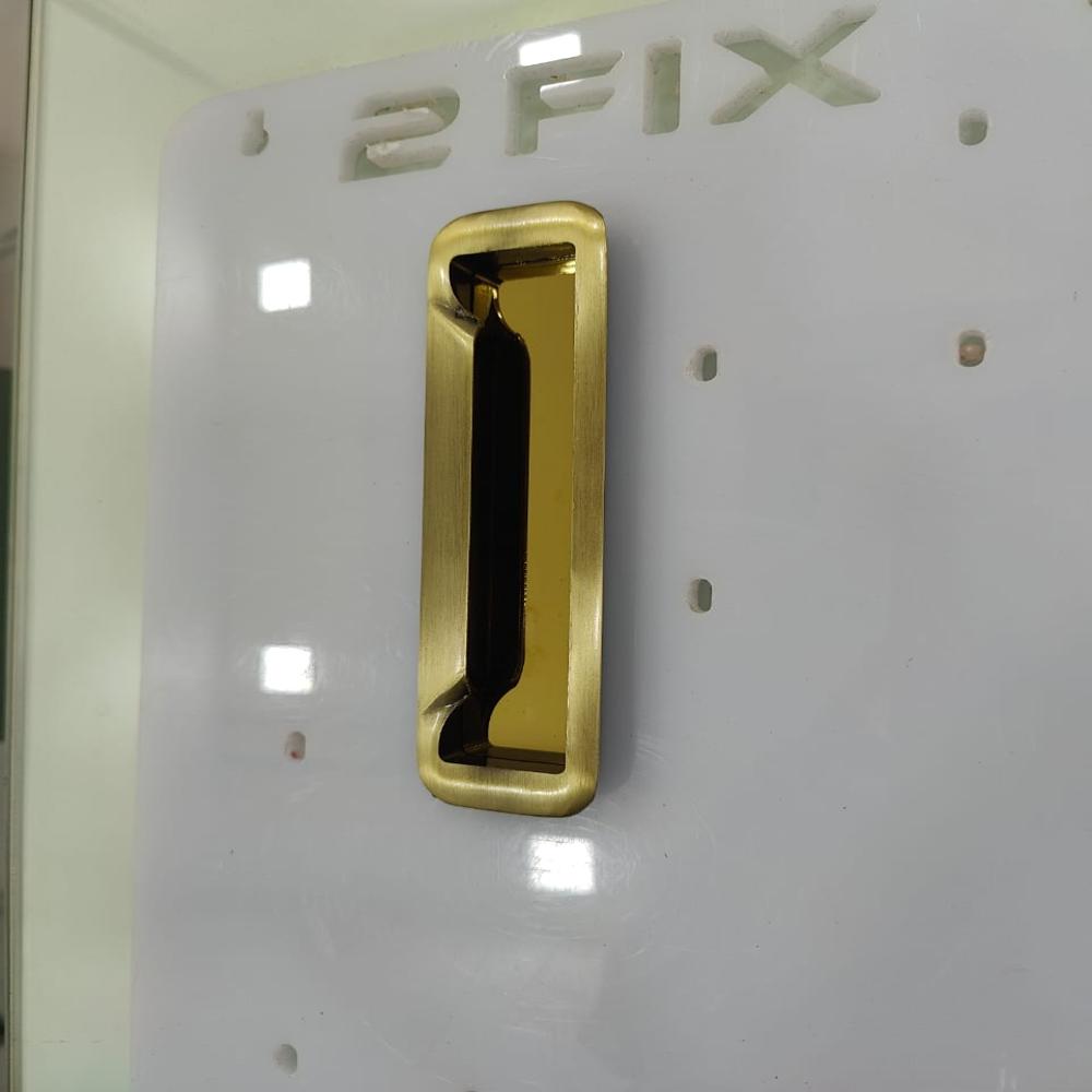 Antique Cut Conceal Handle 8 Inch Gold 