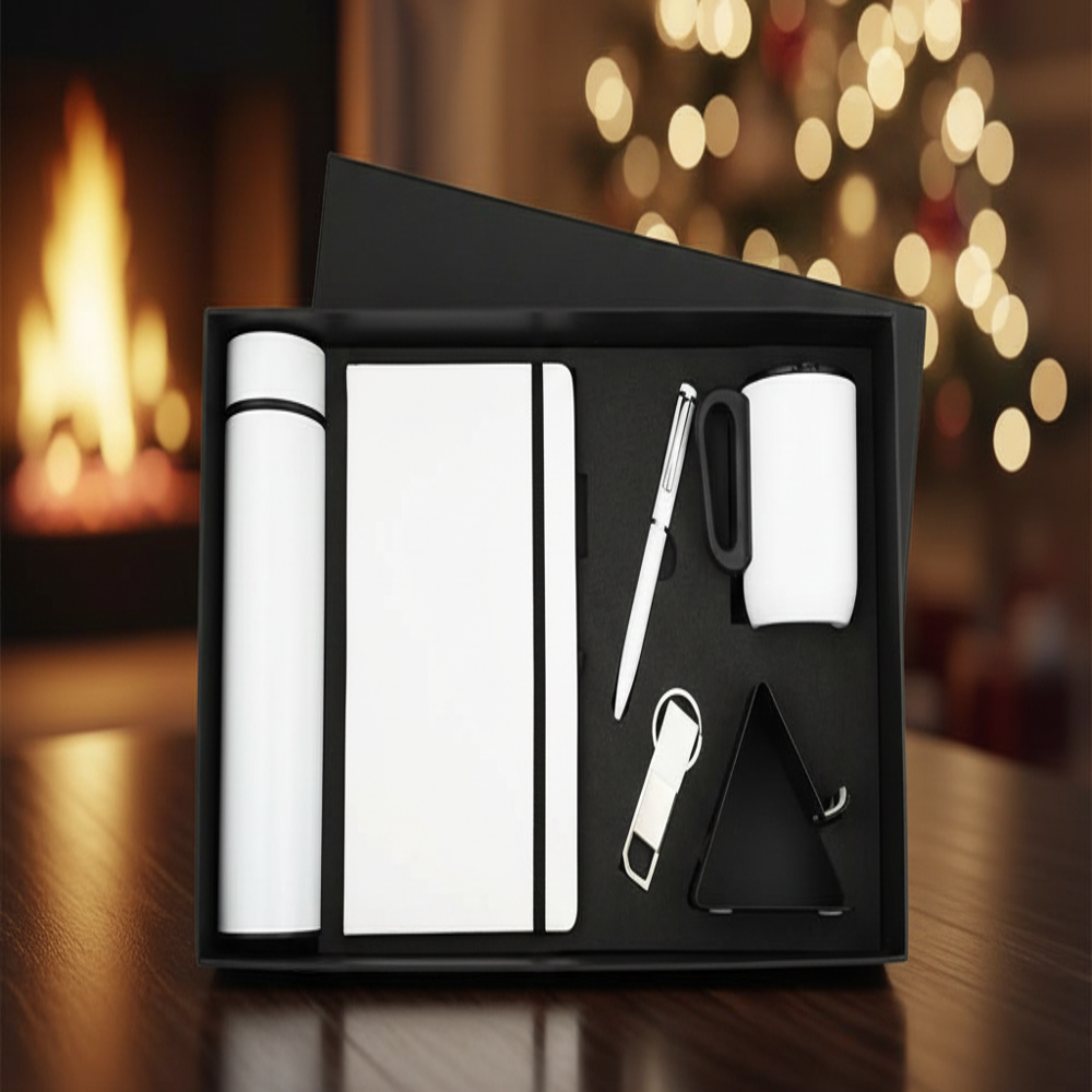 Corporate Promotional Gift Set with Bottle, Diary, Mug & Accessories (SS-10604)