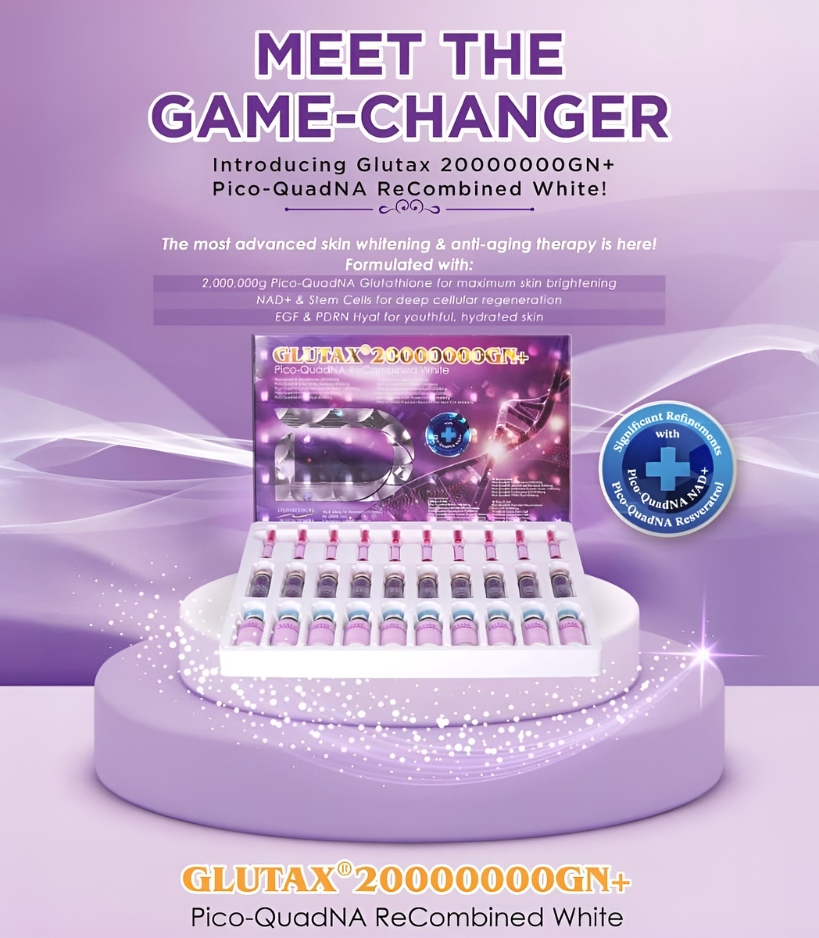 Glutax 20000000GN plus Recombined White Glutathione Injection