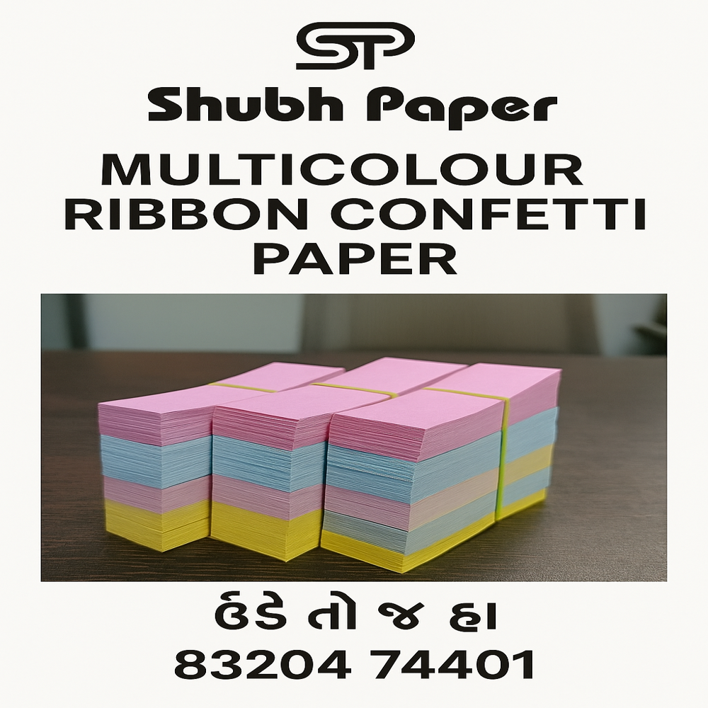 ribbon confetti paper manufacturer