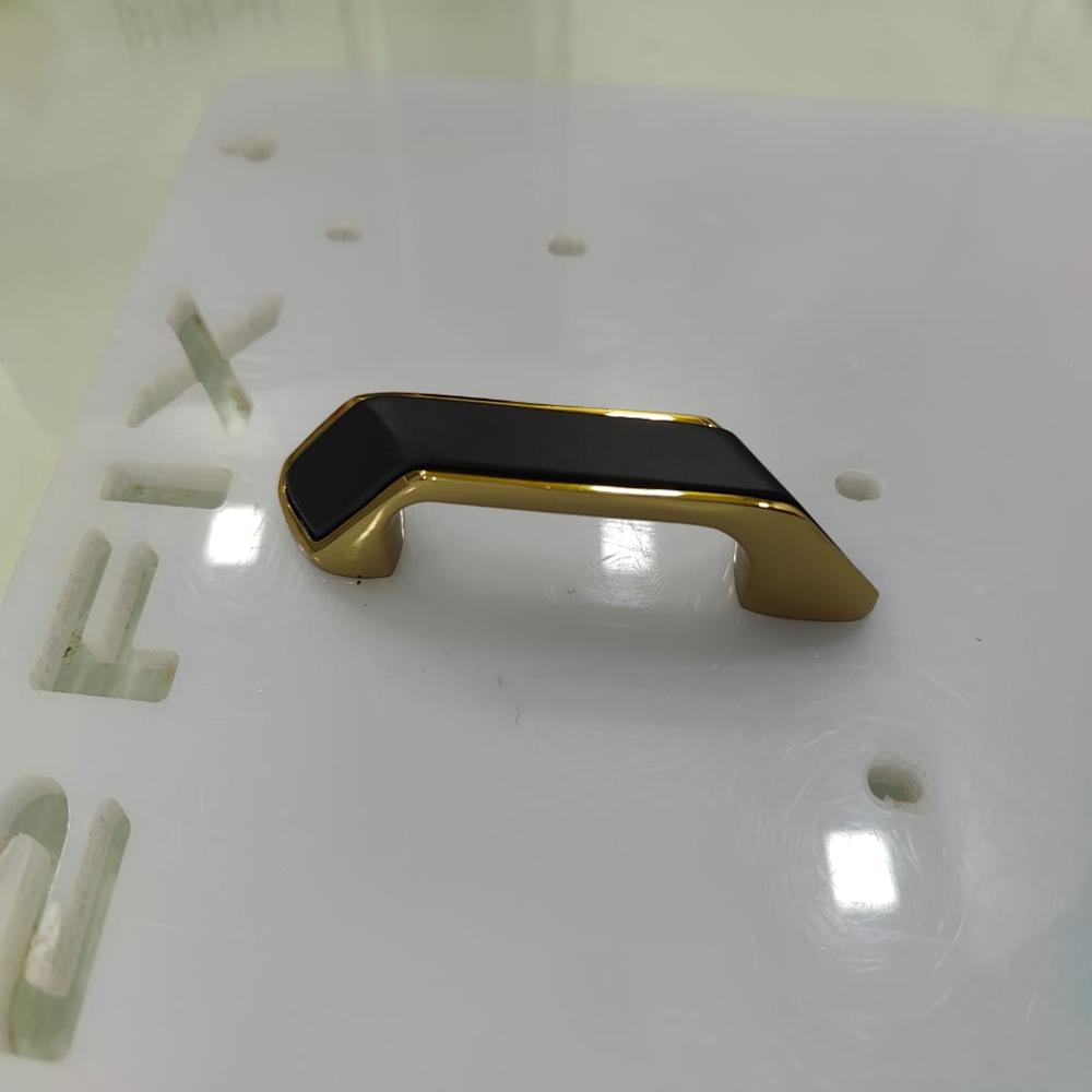  Exclusive Fitting Handle 4 Inch Black Gold