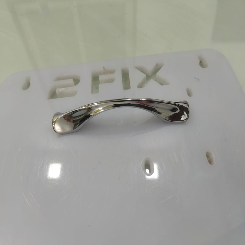 Fancy Diamond Handle 4 Inch Silver 