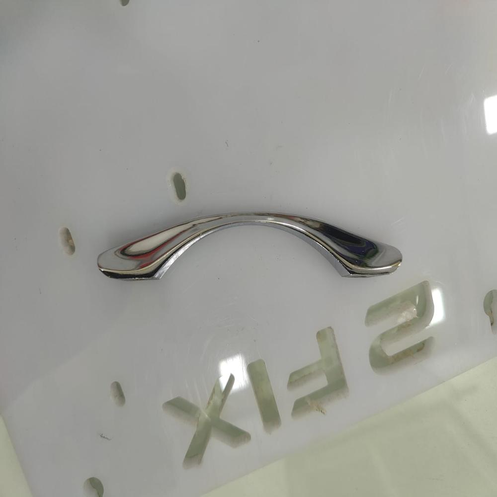 Fancy Diamond Handle 4 Inch Silver 