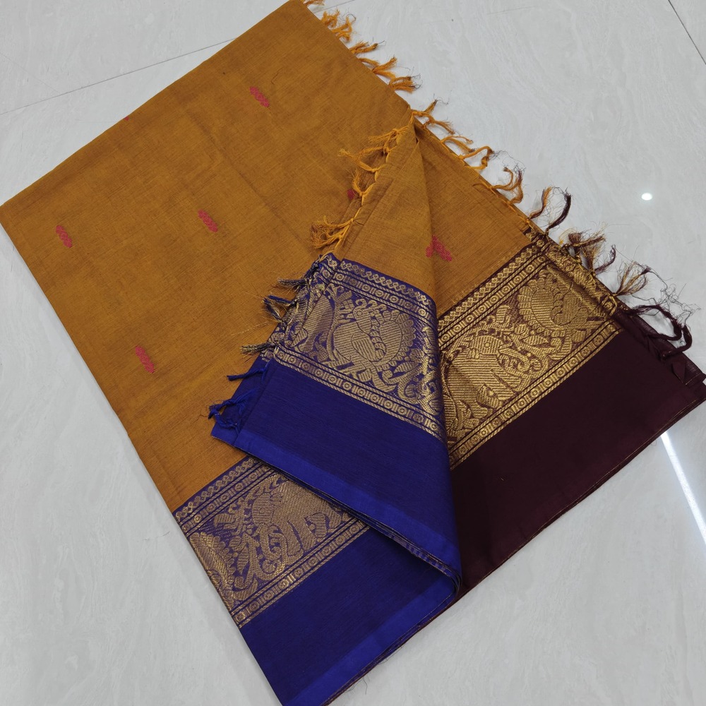 Kanchi Cotton Border Putta