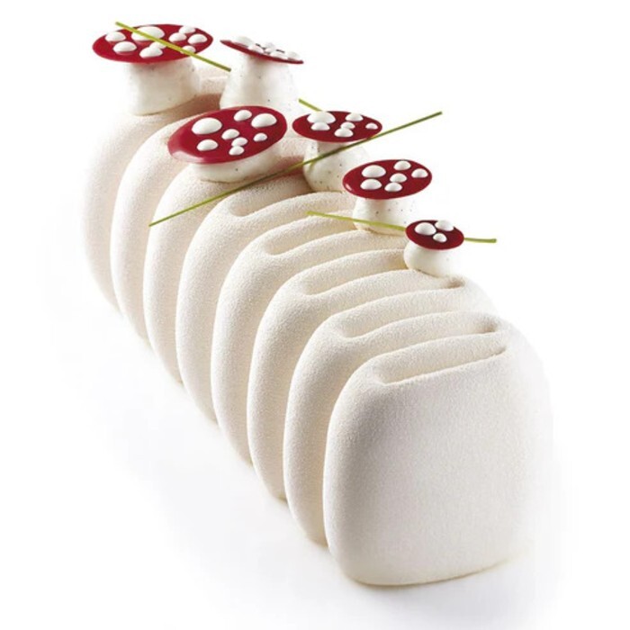 PAVONI 3D Pavo cake Silicone Mould Creme 1000ml KE022S