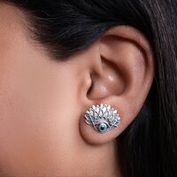 925 Silver Evil Eye Stud Earrings | Protection Jewelry for Women