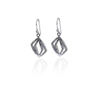 925 Silver Cubic Zirconia Dangle Earrings for Women | Gift| High Polish