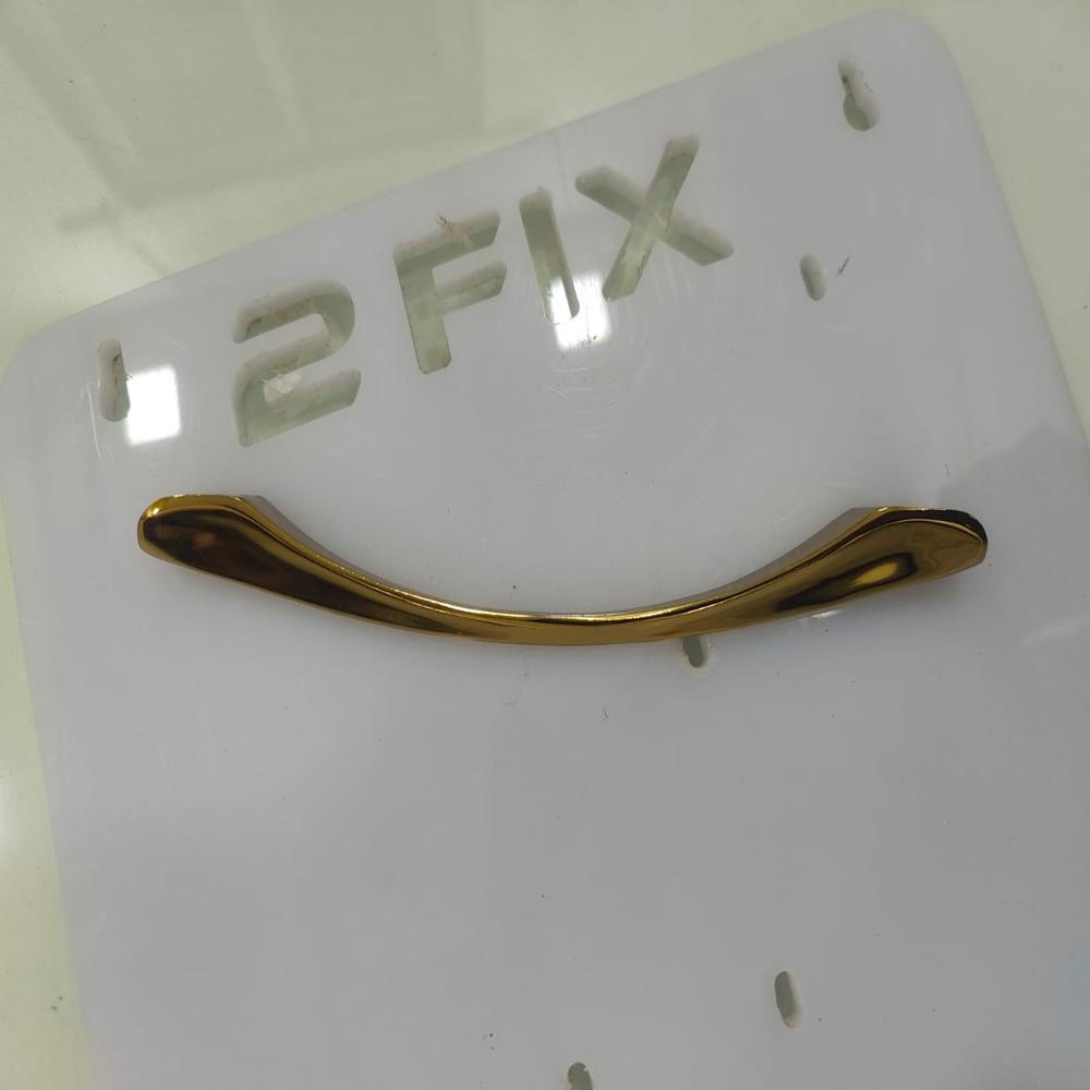 Fancy Diamond Handle 8 Inch Gold 