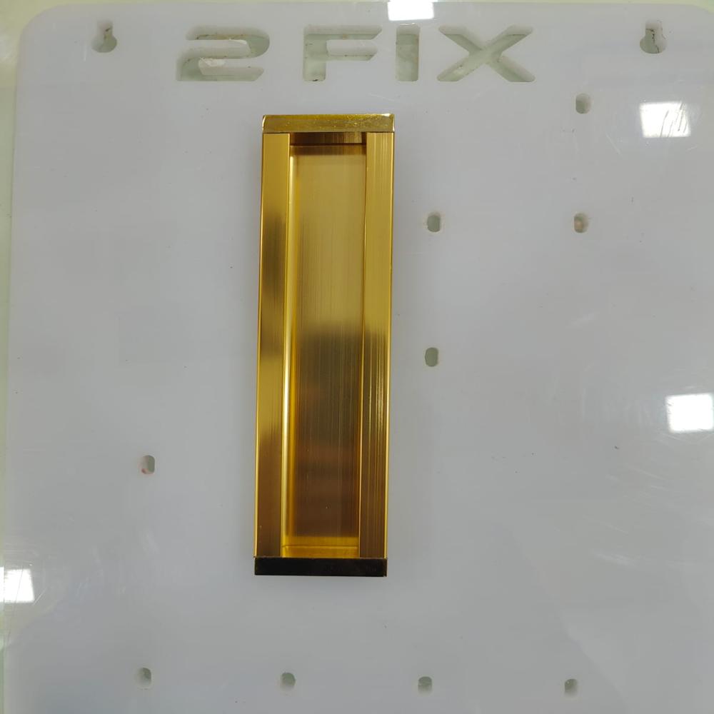  Roma Conceal Handle 8 Inch Gold