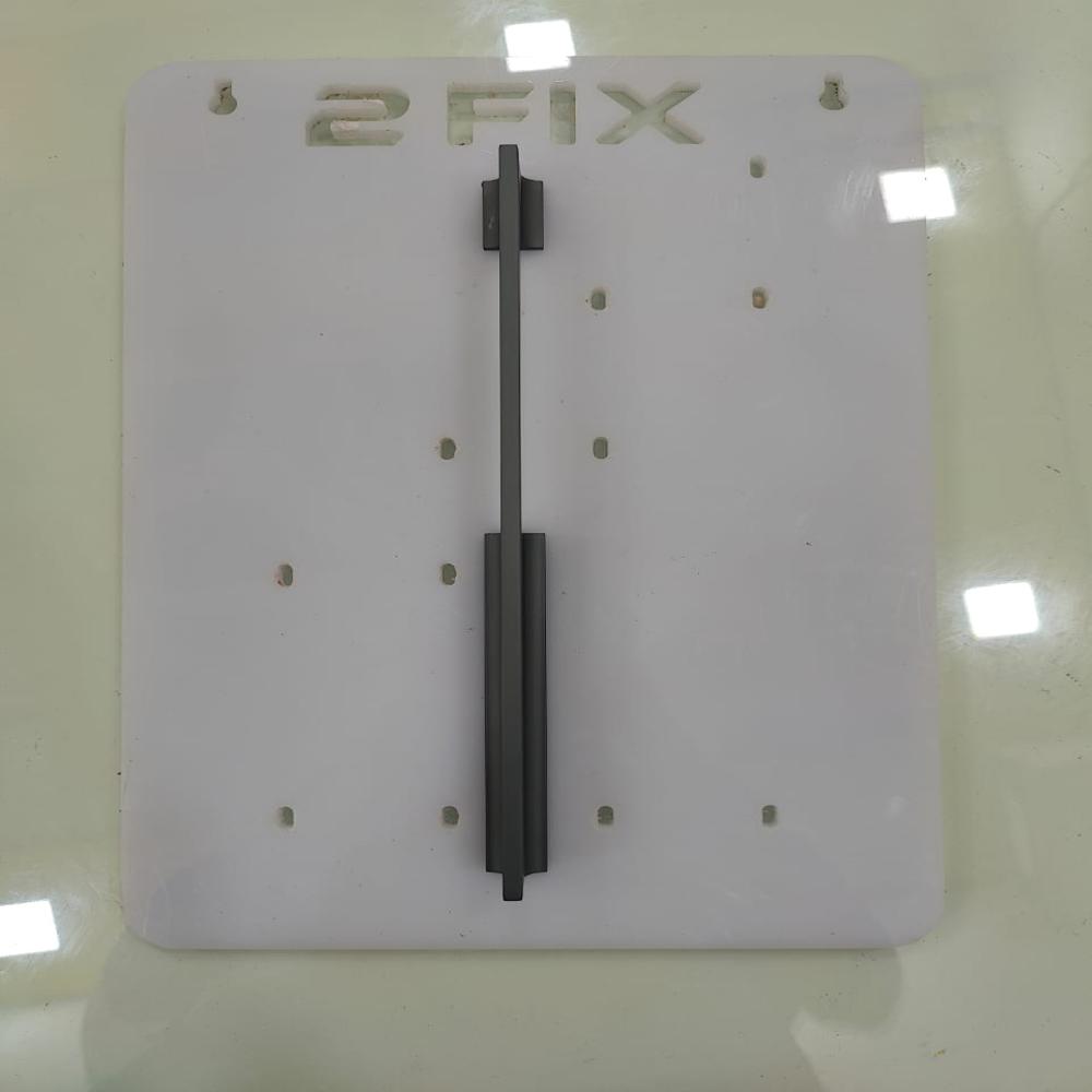 Exclusive Fitting Handle 12 Inch Metallic Grey 