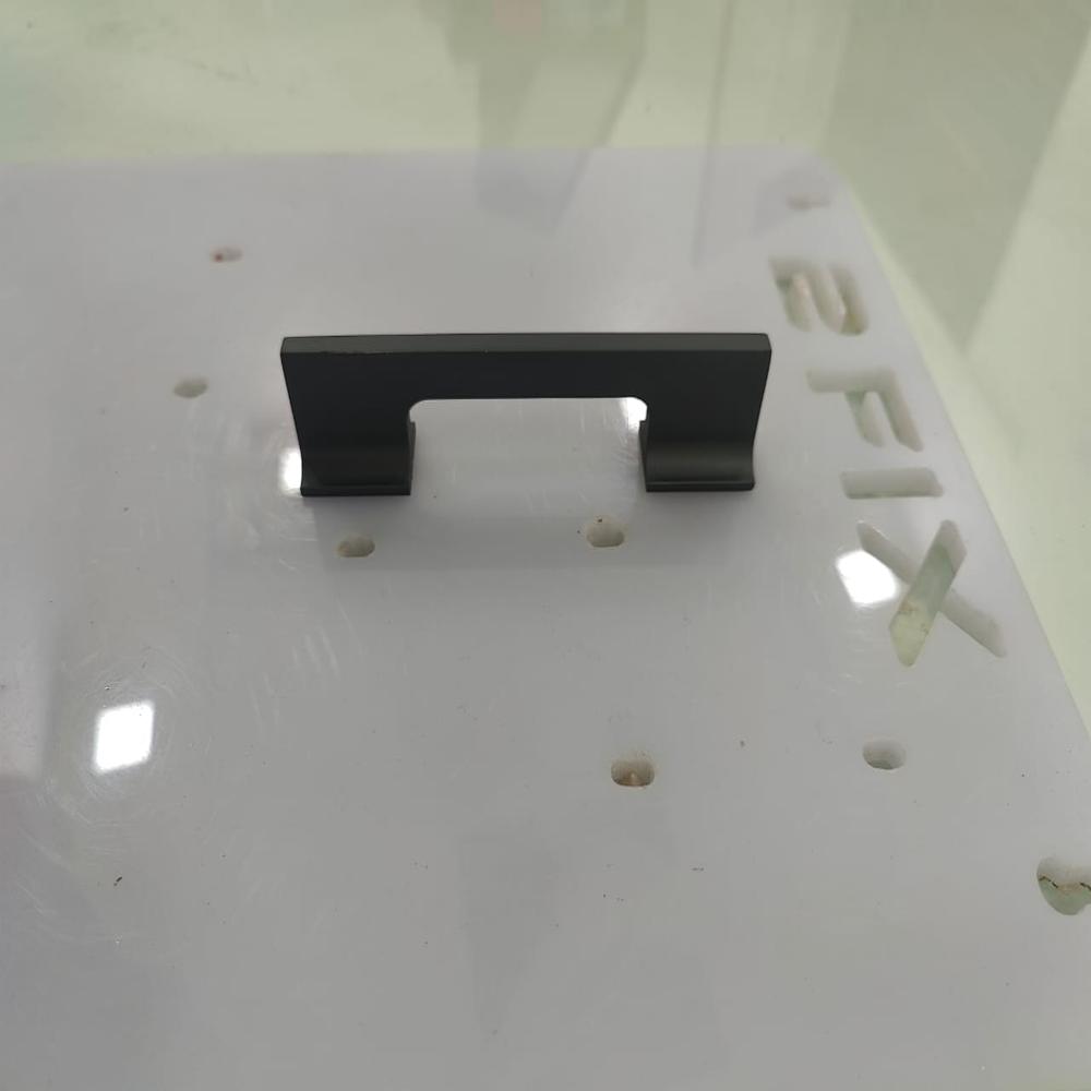  Exclusive Fitting Handle 4 Inch Metallic Grey