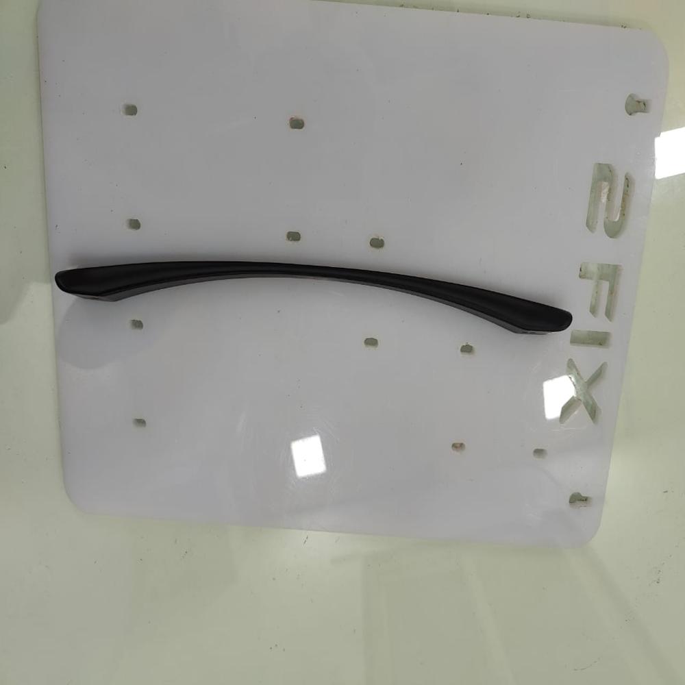 Fancy Diamond Handle 12 Inch Black 