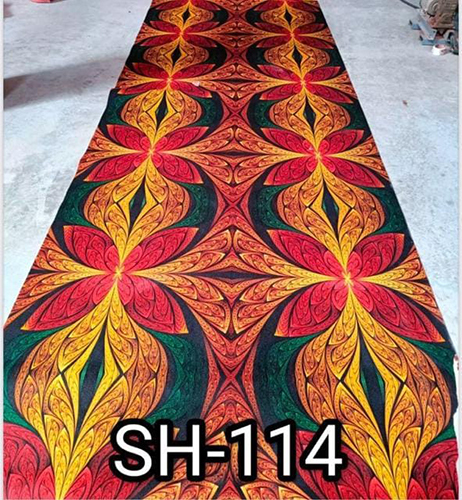 SH-114 3D Digital Printed Non Woven Carpets With Paper Backing