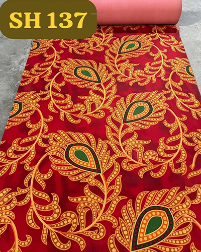 SH-137 3D Digital Printed Non Woven Carpets With Paper Backing
