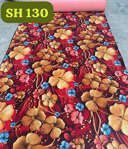 SH-130 3D Digital Printed Non Woven Carpets With Paper Backing