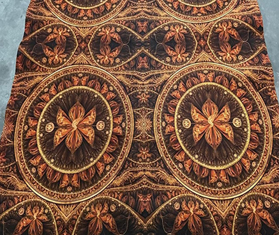 SH-142 3D Digital Printed Non Woven Carpets With Paper Backing