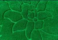 Green Color Embossed Non Woven Mat