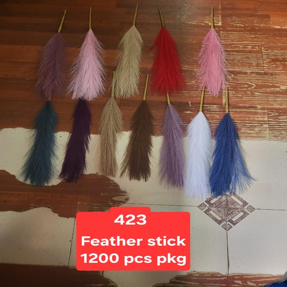 Artificial feather stick 
