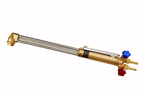 Nozzle Mixing Cutting Torch - Brass Material, 1.5 Kg Weight, Golden Polish Finish | Industrial Use, Durable And Reliable